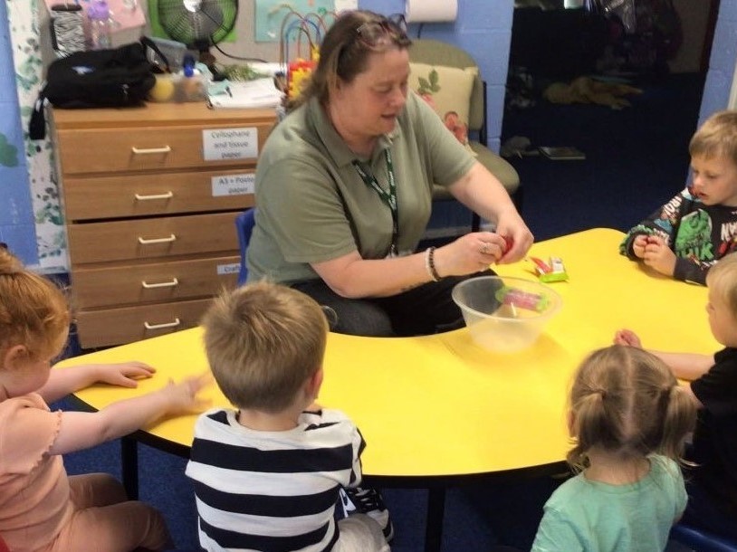 Outdoor learning at Early Years @ Natures Nook