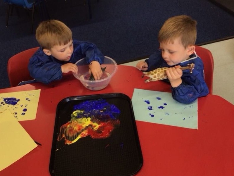 Creative arts and mark-making area